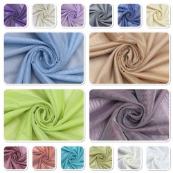 Charles V--0 Wholesale Crepe Knitted Linen Tulle Curtain Fabrics Living Room and Bedroom Curtains 32 Models 100% Polyester