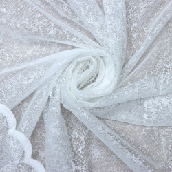 32570 V-1804 Wholesale Raschel Knit Tulle Curtain Fabrics Living Room and Bedroom Curtains 2 Models 100% Polyester