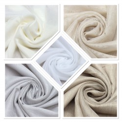 Crash Color Chart Wholesale Linen Tulle Curtain Fabrics Living Room and Bedroom Curtains 33 Models 100% Polyester