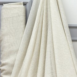 Folded V-384 Wholesale Linen Tulle Curtain Fabrics Living Room and Bedroom Curtains 6 Models 100% Polyester