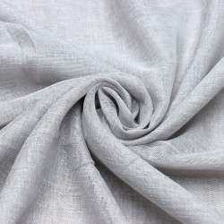 Folded V-393 Wholesale Linen Tulle Curtain Fabrics Living Room and Bedroom Curtains 6 Models 100% Polyester