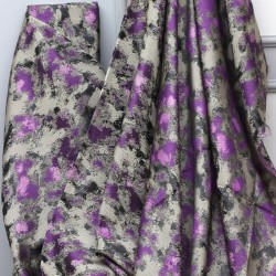 Kamufle V-25 Wholesale Jacquard Background  Curtain Fabrics Living Room and Bedroom Curtains 10 Models 100% Polyester