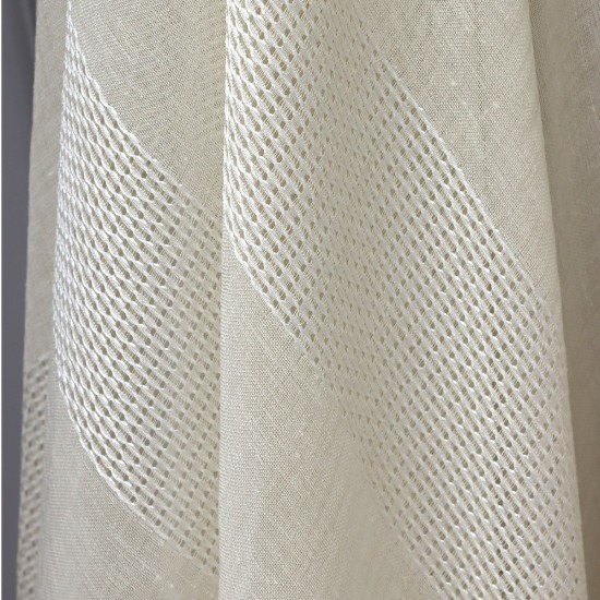 Neva V-42 Wholesale Decorative Linen Tulle Curtain Fabrics Living Room and Bedroom Curtains 5 Models 100% Polyester