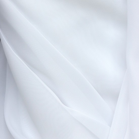 Wuaw V--5878 Wholesale Modern Crepe Knitted Tulle Curtain Fabrics Living Room and Bedroom Curtains 24 Models 100% Polyester