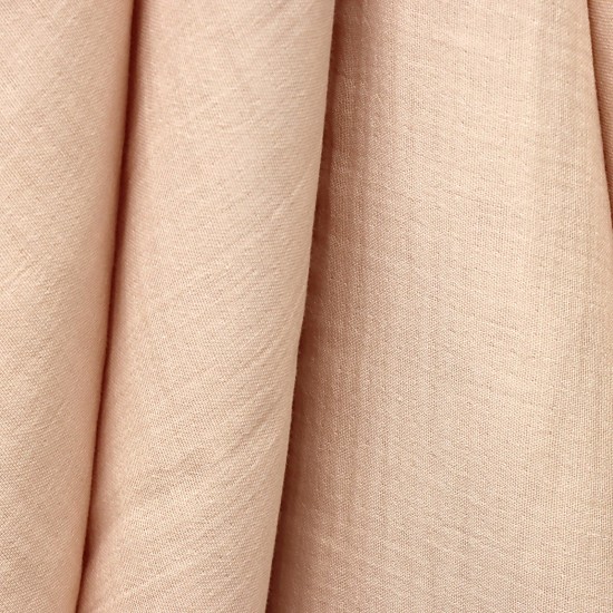 MD V-Acik Somon 2 Layer Plain Baby, Kids Clothing Fabric 100% Cotton 34 Model