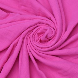 MD V-Fusya Pembe 2 Layer Plain Baby, Kids Clothing Fabric 100% Cotton 34 Model