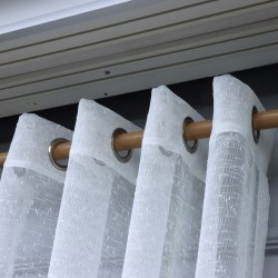 Patricia 140x260 cm Wholesale Rustic Sewn Tulle Curtain Living and Bedroom Curtains 3 Models 100% Polyester