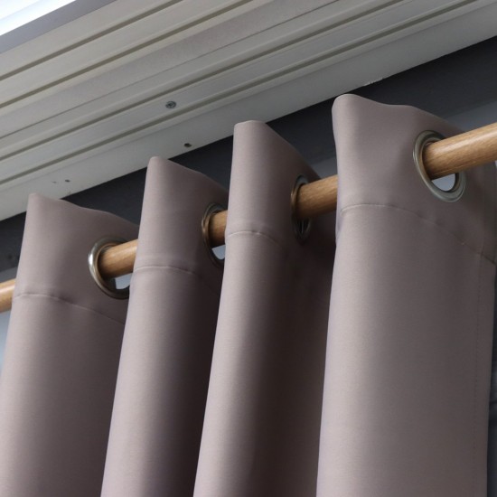 Clark 140x260 cm Wholesale Rustic Sewn Background Curtain Living and Bedroom Curtains 15 Models 100% Polyester