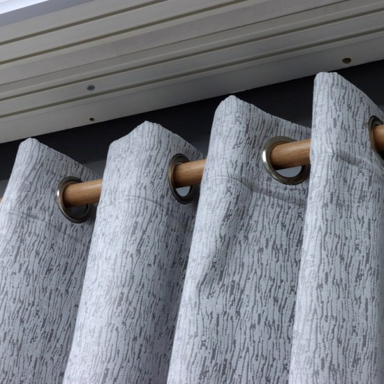 Holmes 140x260 cm Wholesale Rustic Sewn Background Curtain Living and Bedroom Curtains 10 Models 100% Polyester