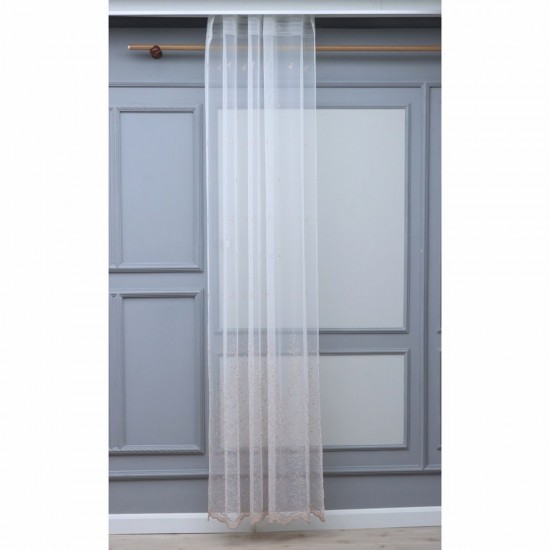8120 140x260 cm Wholesale Tulle Curtain Living and Bedroom Curtains 6 Models 100% Polyester