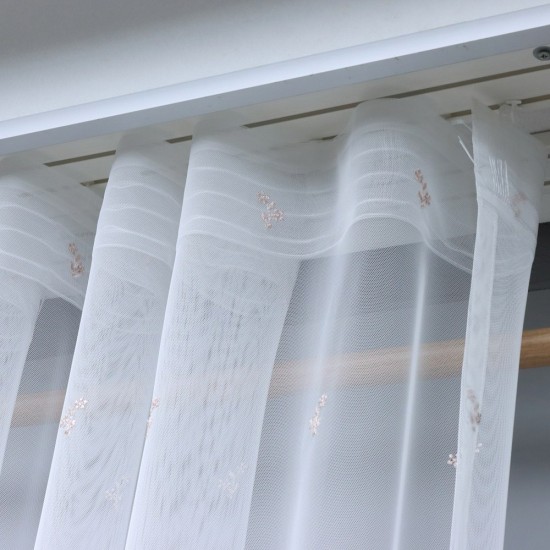 8120 140x260 cm Wholesale Tulle Curtain Living and Bedroom Curtains 6 Models 100% Polyester