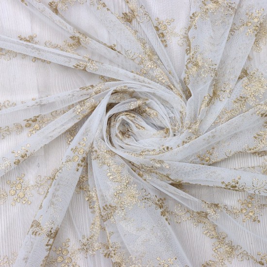 8134 140x260 cm Wholesale Rustic Sewn Tulle Curtain Living and Bedroom Curtains 6 Models 100% Polyester