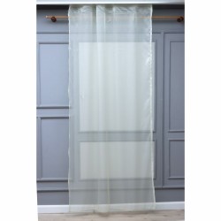Buff 140x260 cm Wholesale Tulle Curtain Living and Bedroom Curtains 3 Models 100% Polyester