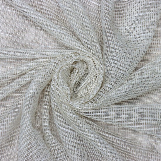 Daisy 140x260 cm Wholesale Rustic Sewn Tulle Curtain Living and Bedroom Curtains 2 Models 100% Polyester