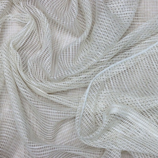 Daisy 140x260 cm Wholesale Rustic Sewn Tulle Curtain Living and Bedroom Curtains 2 Models 100% Polyester