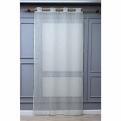 Daisy 140x260 cm Wholesale Rustic Sewn Tulle Curtain Living and Bedroom Curtains 2 Models 100% Polyester