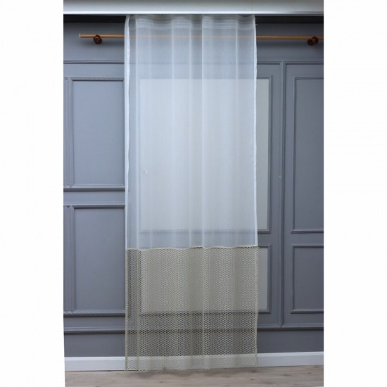 Damon 140x260 cm Wholesale Tulle Curtain Living and Bedroom Curtains 3 Models 100% Polyester