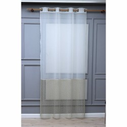 Damon 140x260 cm Wholesale Rustic Sewn Tulle Curtain Living and Bedroom Curtains 3 Models 100% Polyester