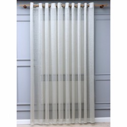 Darwin 140x260 cm Wholesale Rustic Sewn Tulle Curtain Living and Bedroom Curtains 7 Models 100% Polyester