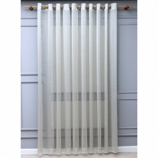 Darwin 140x260 cm Wholesale Rustic Sewn Tulle Curtain Living and Bedroom Curtains 7 Models 100% Polyester