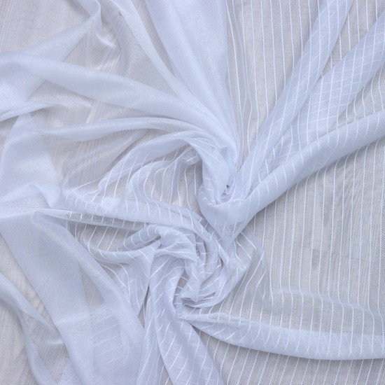 Dekor 140x260 cm Wholesale Rustic Sewn Tulle Curtain Living and Bedroom Curtains 3 Models 100% Polyester