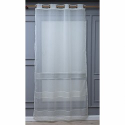Dekoryum 140x260 cm Wholesale Rustic Sewn Tulle Curtain Living and Bedroom Curtains 3 Models 100% Polyester