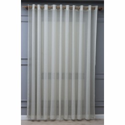 Folded 140x260 cm Wholesale Rustic Sewn Tulle Curtain Living and Bedroom Curtains 6 Models 100% Polyester