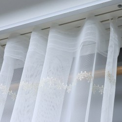 Hanabi 140x260 cm Wholesale Tulle Curtain Living and Bedroom Curtains 3 Models 100% Polyester