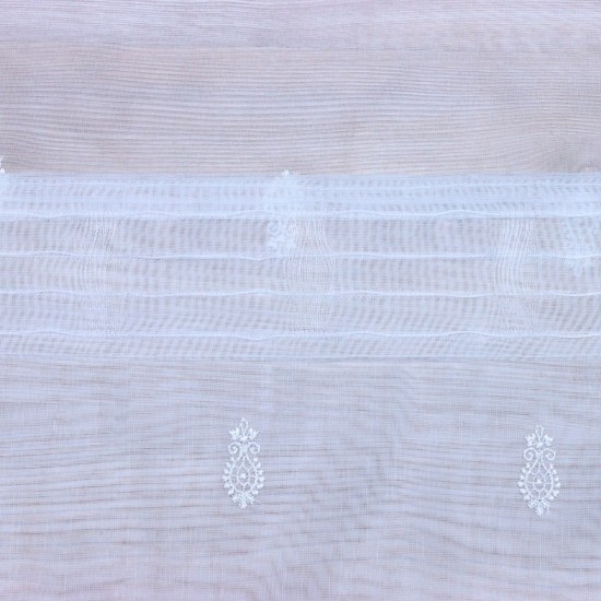 Hylos 140x260 cm Wholesale Rustic Sewn Tulle Curtain Living and Bedroom Curtains 3 Models 100% Polyester