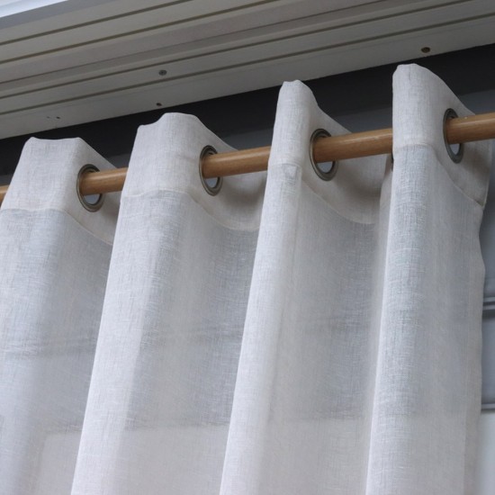 Johnson 140x260 cm Wholesale Rustic Sewn Tulle Curtain Living and Bedroom Curtains 12 Models 100% Polyester