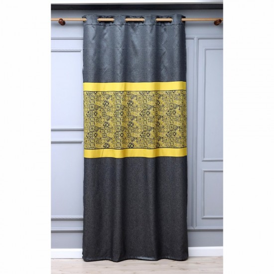 Jüpiter 140x260 cm Wholesale Rustic Sewn Background Curtain Living and Bedroom Curtains 4 Models 100% Polyester