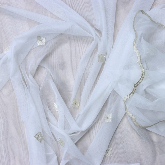 Kadita 140x260 cm Wholesale Rustic Sewn Tulle Curtain Living and Bedroom Curtains 3 Models 100% Polyester