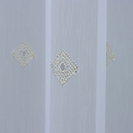 Kadita 140x260 cm Wholesale Rustic Sewn Tulle Curtain Living and Bedroom Curtains 3 Models 100% Polyester