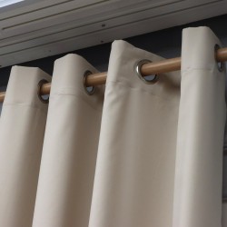 Lacos 140x260 cm Wholesale Rustic Sewn Tulle Curtain Living and Bedroom Curtains 10 Models 100% Polyester