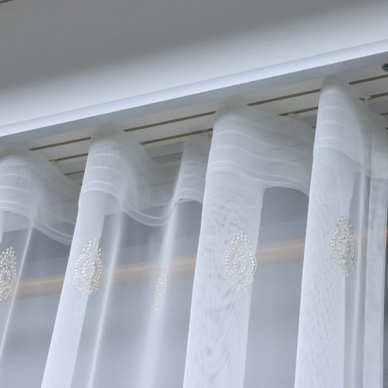 Lancelot 140x260 cm Wholesale Tulle Curtain Living and Bedroom Curtains 3 Models 100% Polyester