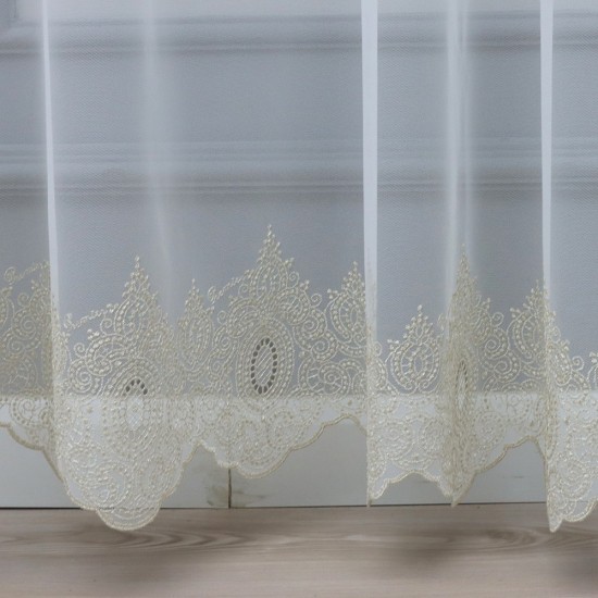 Lancelot 140x260 cm Wholesale Tulle Curtain Living and Bedroom Curtains 3 Models 100% Polyester