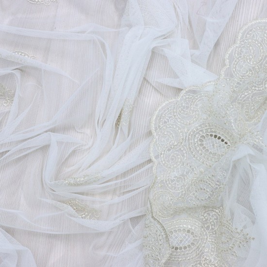 Lancelot 140x260 cm Wholesale Tulle Curtain Living and Bedroom Curtains 3 Models 100% Polyester