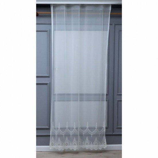 Layla 140x260 cm Wholesale Tulle Curtain Living and Bedroom Curtains 3 Models 100% Polyester