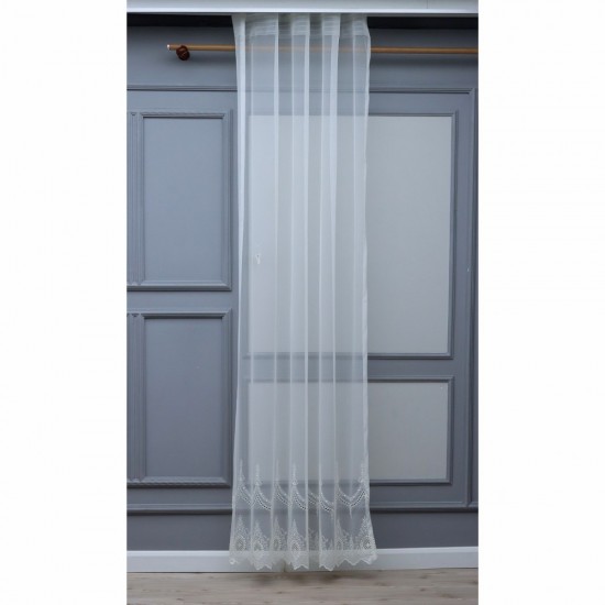 Layla 140x260 cm Wholesale Tulle Curtain Living and Bedroom Curtains 3 Models 100% Polyester