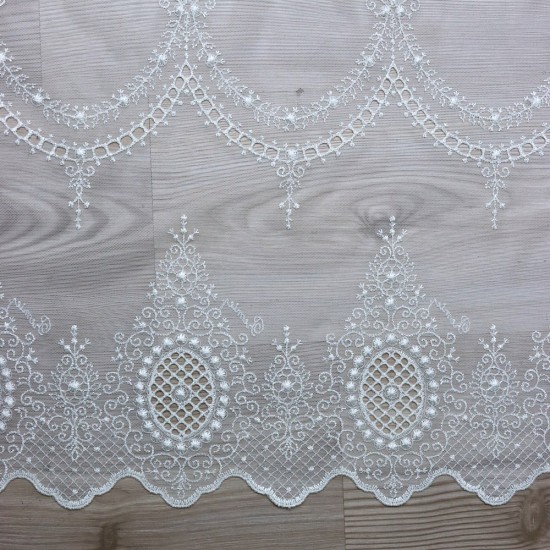 Layla 140x260 cm Wholesale Tulle Curtain Living and Bedroom Curtains 3 Models 100% Polyester