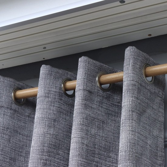 Leon 140x260 cm Wholesale Rustic Sewn Background Curtain Living and Bedroom Curtains 28 Models 100% Polyester