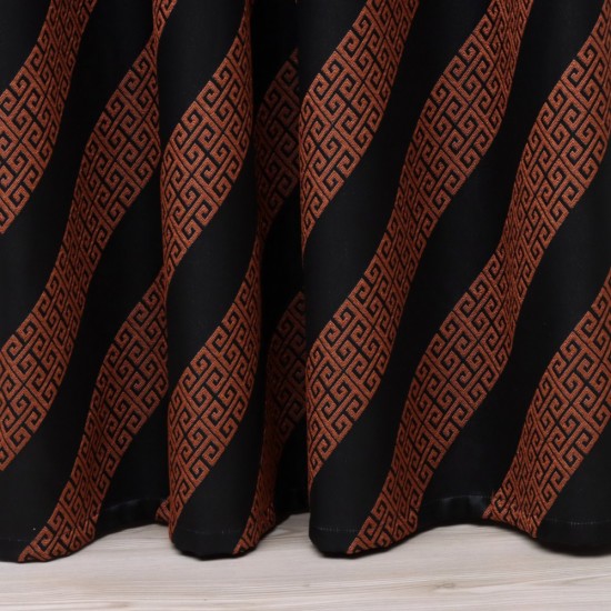 Mars 140x260 cm Wholesale Rustic Sewn Background Curtain Living and Bedroom Curtains 5 Models 100% Polyester