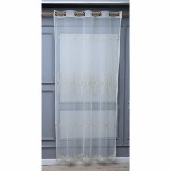 Martis 140x260 cm Wholesale Rustic Sewn Tulle Curtain Living and Bedroom Curtains 3 Models 100% Polyester