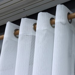 Mrt 500 140x260 cm Wholesale Rustic Sewn Tulle Curtain Living and Bedroom Curtains 3 Models 100% Polyester