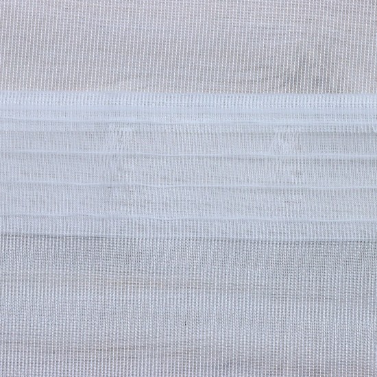 Mudans 140x260 cm Wholesale Rustic Sewn Tulle Curtain Living and Bedroom Curtains 100% Polyester