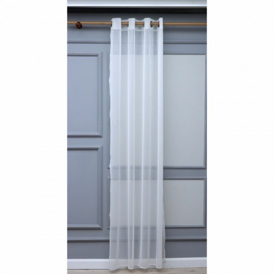 Mudans 140x260 cm Wholesale Rustic Sewn Tulle Curtain Living and Bedroom Curtains 100% Polyester