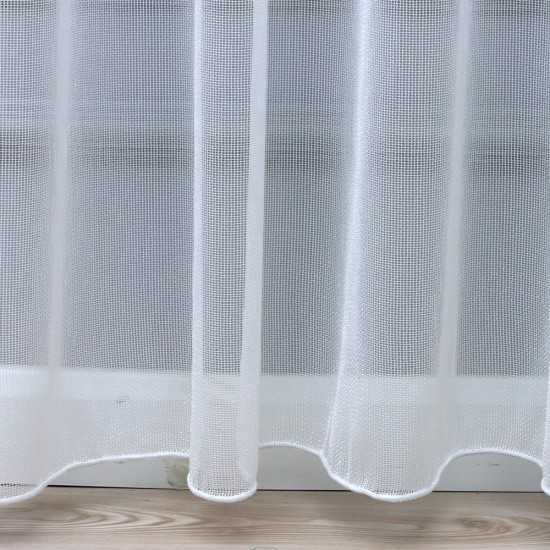 Mudans 140x260 cm Wholesale Rustic Sewn Tulle Curtain Living and Bedroom Curtains 100% Polyester