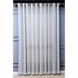 Nairobi 140x260 cm Wholesale Rustic Sewn Tulle Curtain Living and Bedroom Curtains 4 Models 100% Polyester