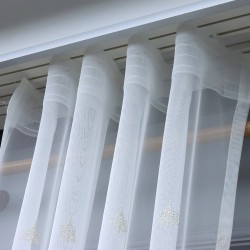Nana 140x260 cm Wholesale Tulle Curtain Living and Bedroom Curtains 3 Models 100% Polyester