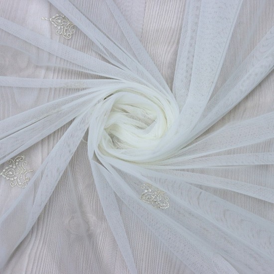 Nana 140x260 cm Wholesale Rustic Sewn Tulle Curtain Living and Bedroom Curtains 3 Models 100% Polyester